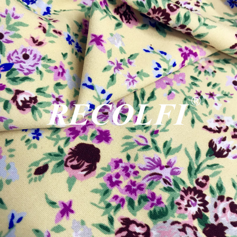 Flower Printing Women'S Activewear Ultra Stretch Sensitive 152CM 250GS